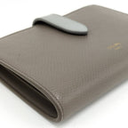 Celine Medium Strap Wallet Bifold Leather Greige — view 4