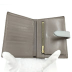Celine Medium Strap Wallet Bifold Leather Greige — view 2