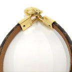 Louis Vuitton Crazy in Lock Bracelet Plated Leather Gold Brown 17 — view 7
