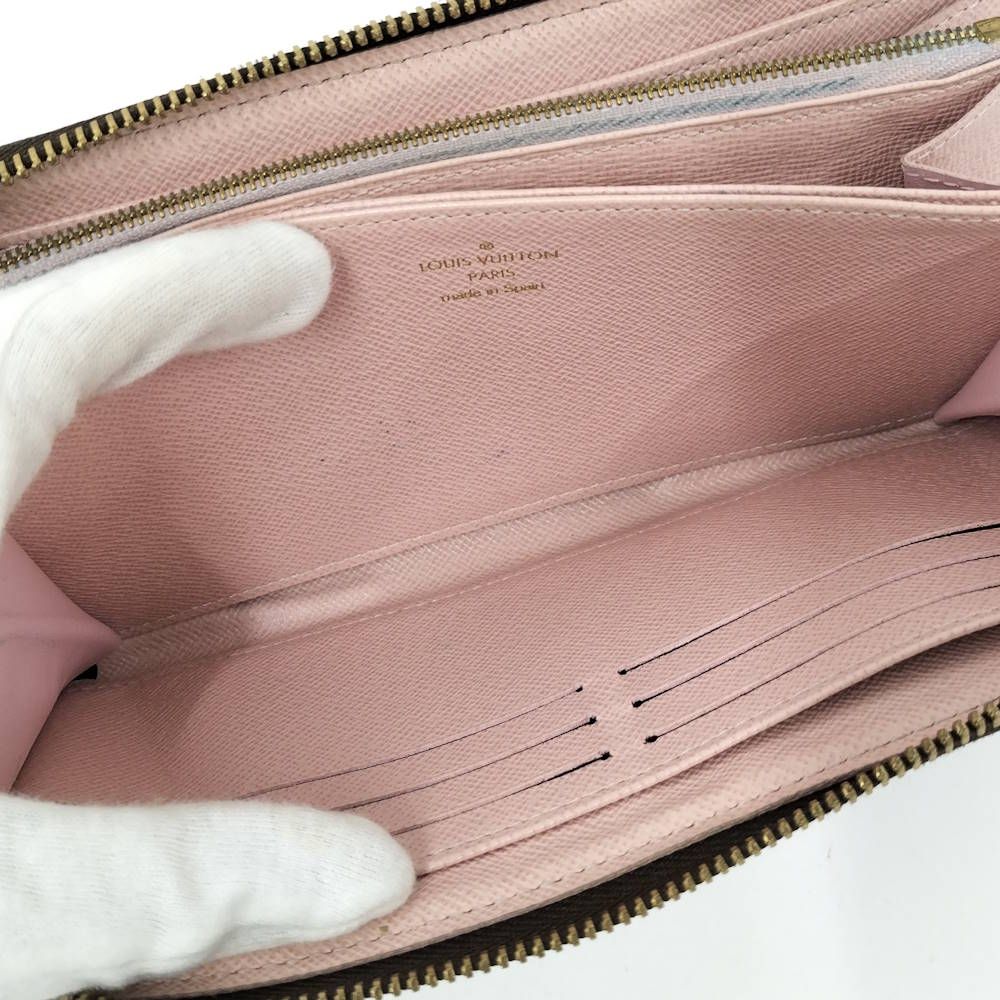 Louis Vuitton Zippy Wallet Zip Around Damier Rose Ballerine — view 8