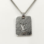 Louis Vuitton Pendentif Champs Elysees PM Necklace Metal Silver