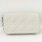 Dior My Talk Phone Bag Cannage Leather White — view 2