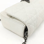 Dior My Talk Phone Bag Cannage Leather White — view 4