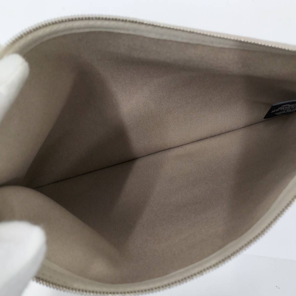 Hermes Yachting GM Flat Pouch Canvas Beige — view 7