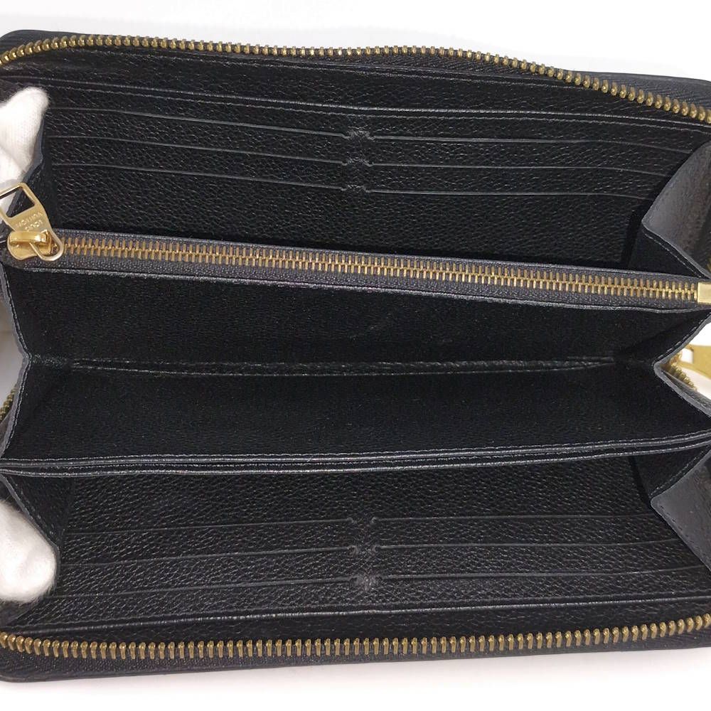 Louis Vuitton Zippy Wallet Monogram Empreinte Black — view 2