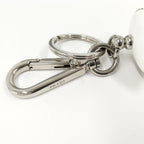 Prada Trick Robot Charm Saffiano Leather Cherubino Keychain — view 4