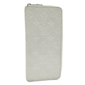 Louis Vuitton Zippy Wallet Vertical Zip Around Taurillon Leather Grease Mineral