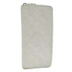 Louis Vuitton Zippy Wallet Vertical Zip Around Taurillon Leather Grease Mineral