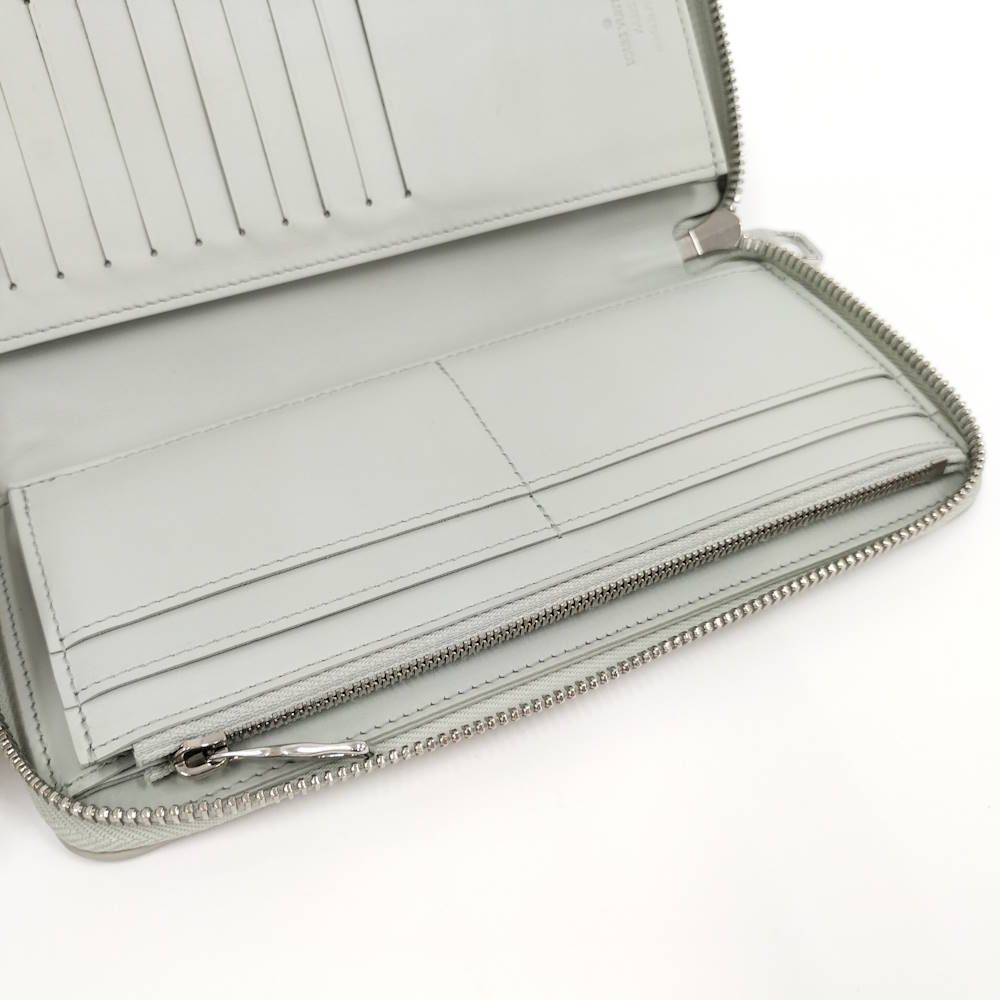 Louis Vuitton Zippy Wallet Vertical Zip Around Taurillon Leather Grease Mineral — view 8