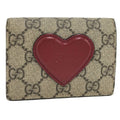 Gucci Heart Logo GG Supreme Bifold Wallet