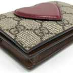 Gucci Heart Logo GG Supreme Bifold Wallet — view 5