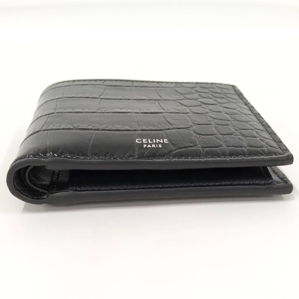Celine Bifold Wallet Leather Black — view 6