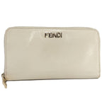 Fendi Zip Around Wallet Ivory