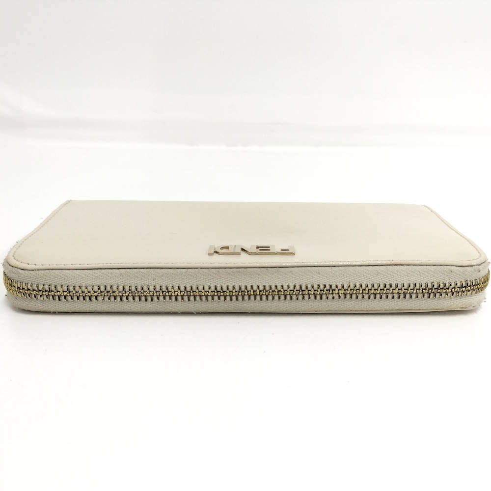 Fendi Zip Around Wallet Ivory — view 6