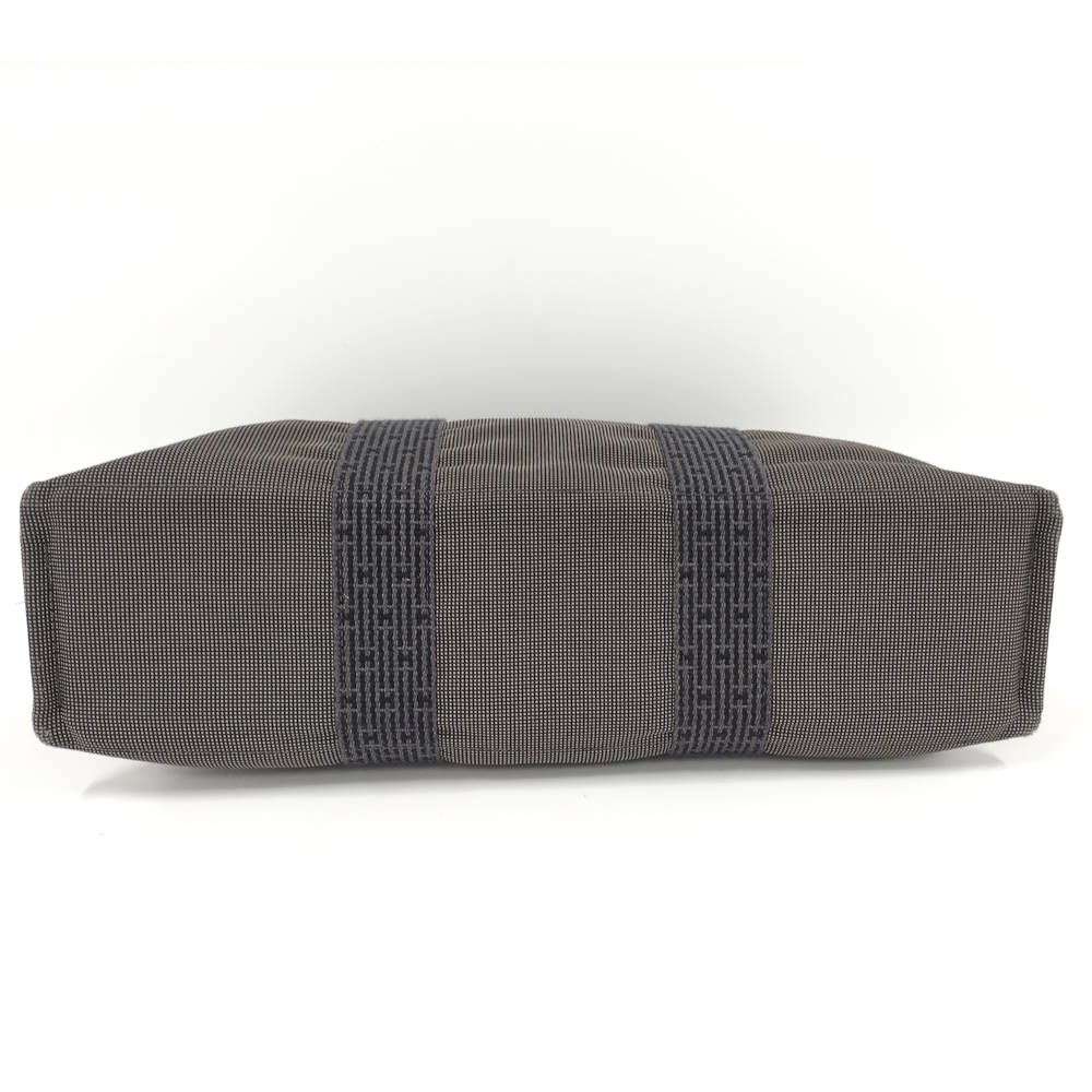 Hermes Herline Tote Bag GM Canvas Gray — view 7