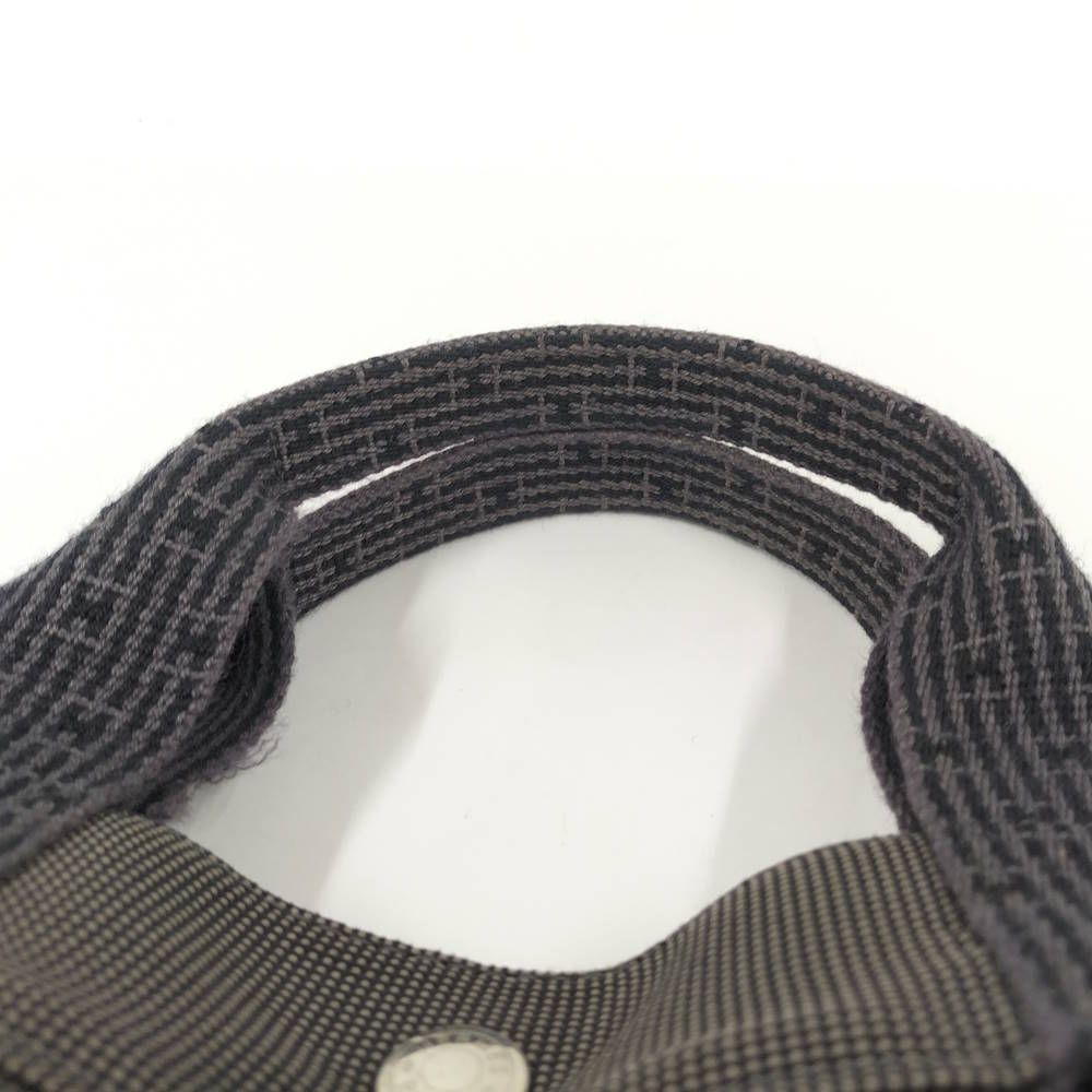 Hermes Herline Tote Bag GM Canvas Gray — view 5