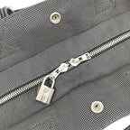 Hermes Herline Tote Bag GM Canvas Gray — view 8