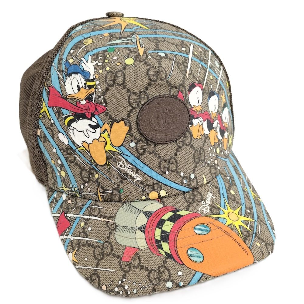 Gucci Donald Duck GG Supreme Mesh Baseball Cap Hat
