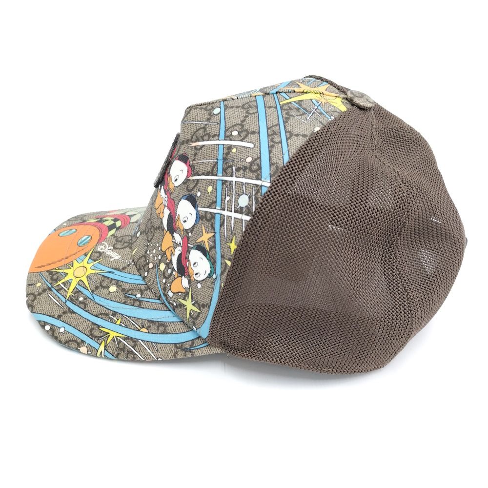 Gucci Donald Duck GG Supreme Mesh Baseball Cap Hat — view 2