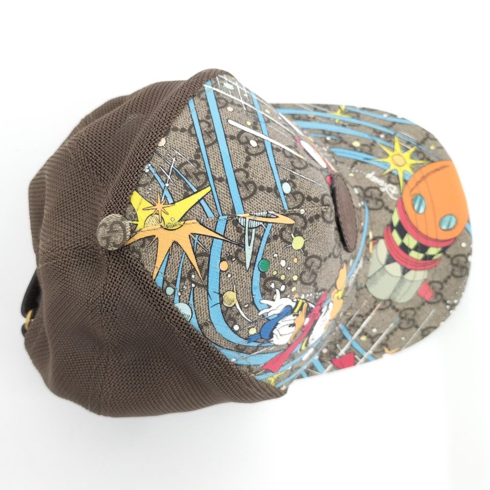 Gucci Donald Duck GG Supreme Mesh Baseball Cap Hat — view 5