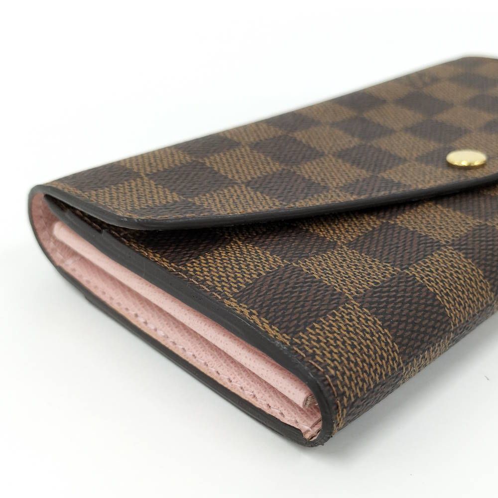 Louis Vuitton Portefeuille Sarah Wallet Damier Rose Ballerine — view 6