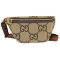 Gucci Belt Bag Jumbo GG Canvas Beige