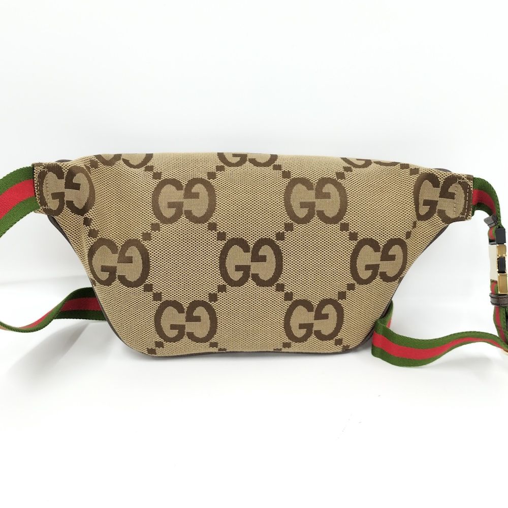 Gucci Belt Bag Jumbo GG Canvas Beige — view 2