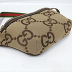 Gucci Belt Bag Jumbo GG Canvas Beige — view 4