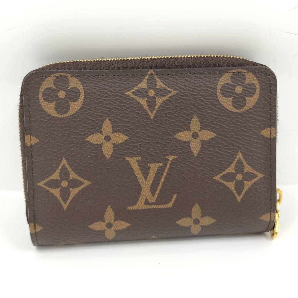 Louis Vuitton Portefeuille Lou Compact Wallet Zip Around Monogram Reverse — view 3