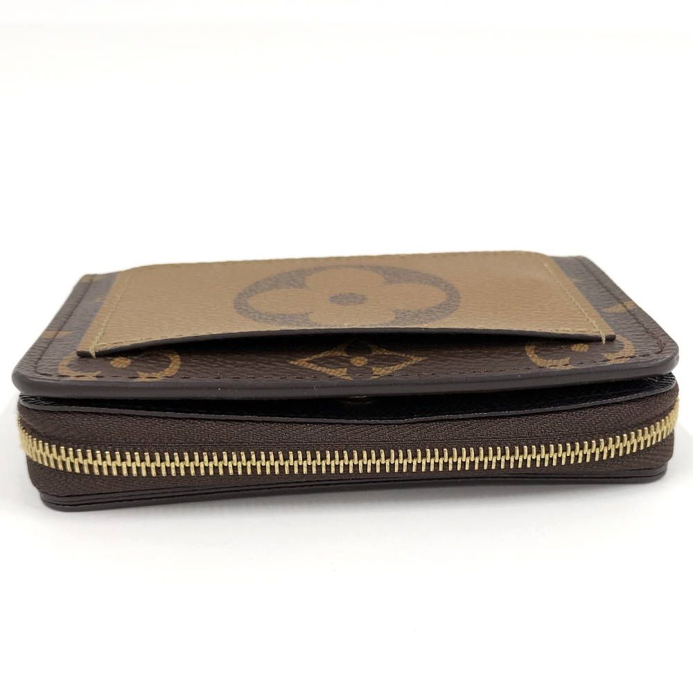 Louis Vuitton Portefeuille Lou Compact Wallet Zip Around Monogram Reverse — view 6