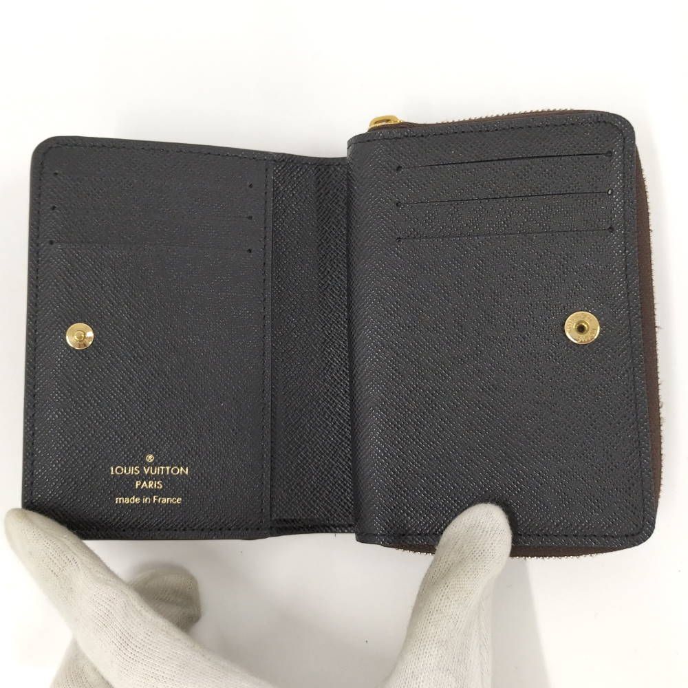 Louis Vuitton Portefeuille Lou Compact Wallet Zip Around Monogram Reverse — view 2
