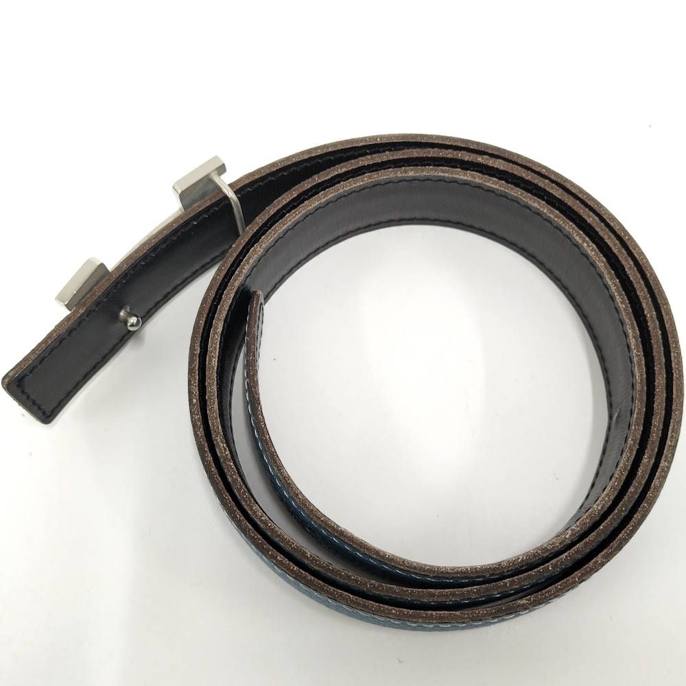 Hermes Constance H Belt Taurillon Clemence Silver — view 8