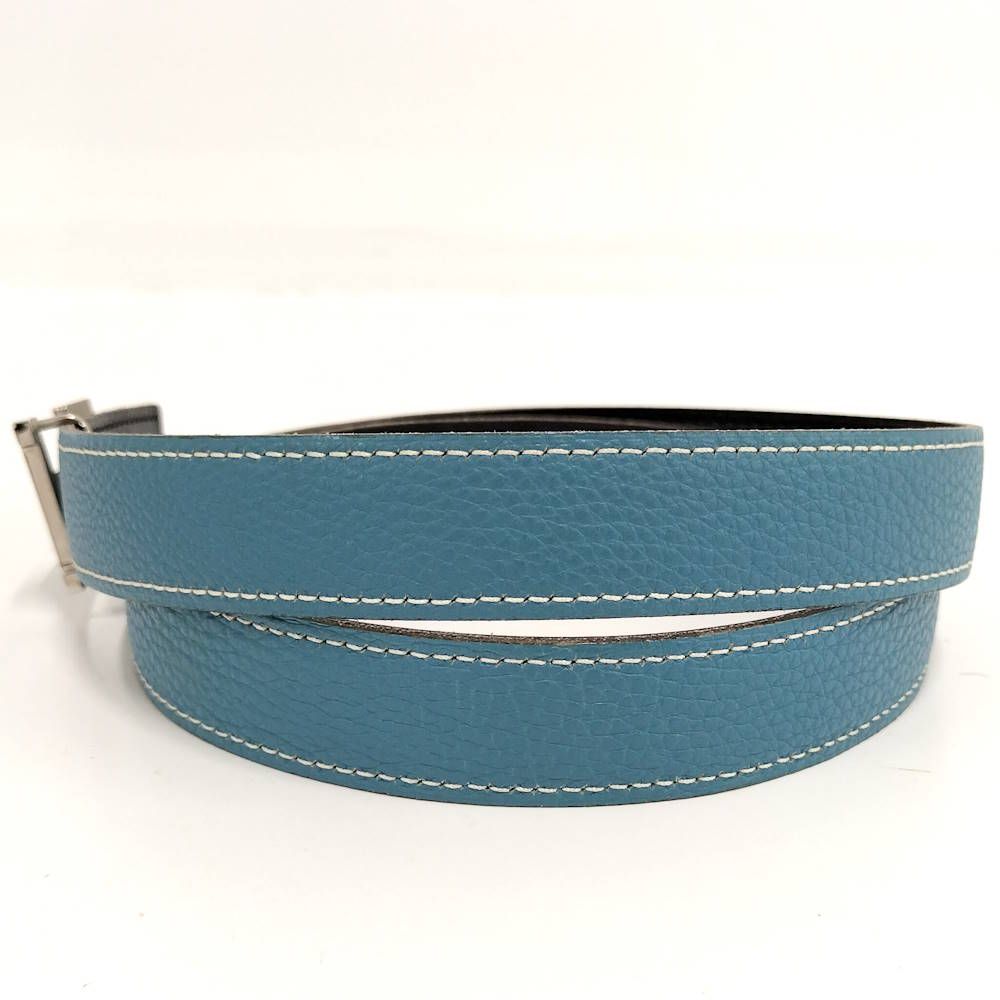 Hermes Constance H Belt Taurillon Clemence Silver — view 2