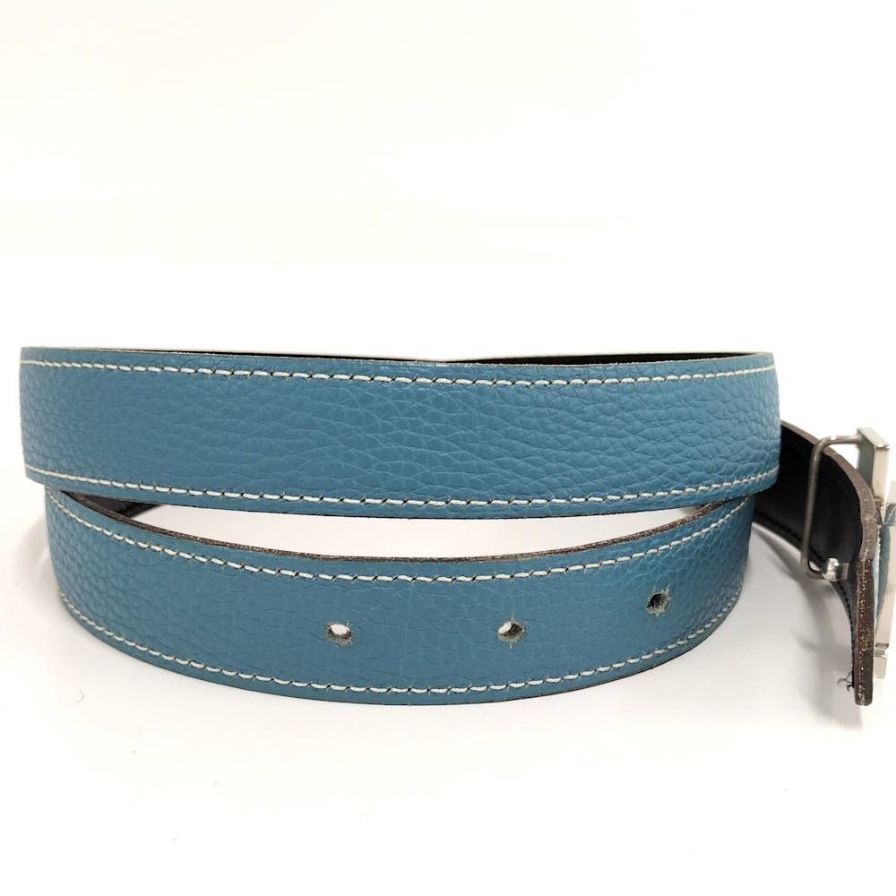 Hermes Constance H Belt Taurillon Clemence Silver — view 4