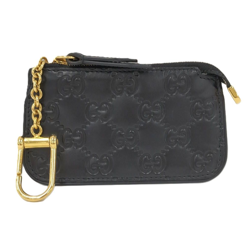 Gucci Coin Purse Leather Black