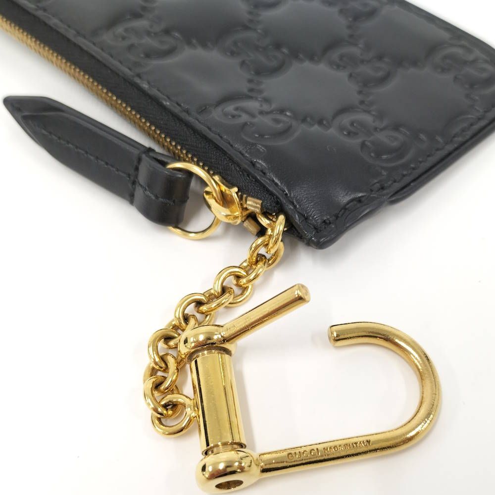 Gucci Coin Purse Leather Black — view 6