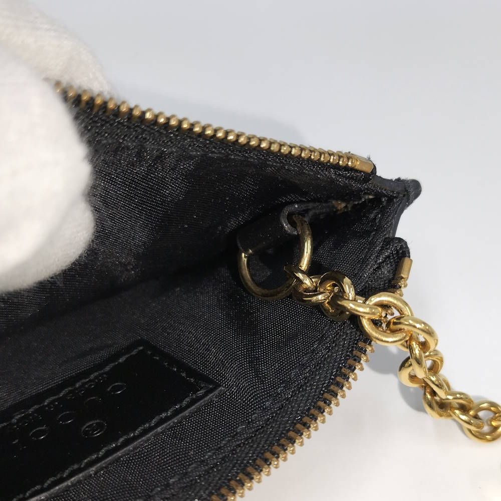 Gucci Coin Purse Leather Black — view 7