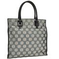Loewe Tote Bag Anagram Canvas Leather Black Gray