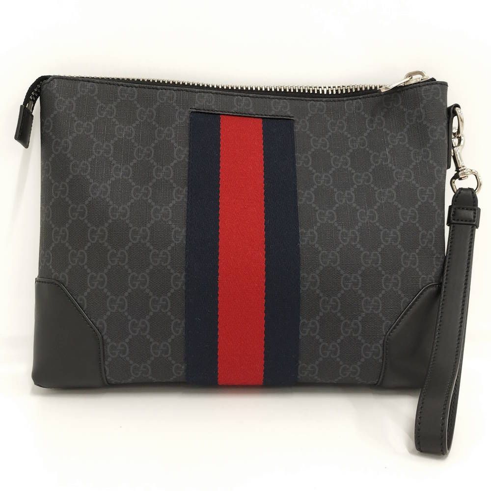 Gucci Sherry Clutch Leather Black — view 2