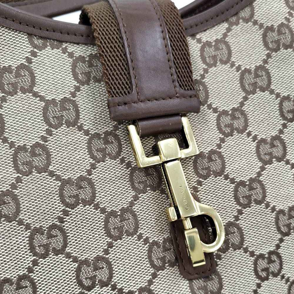 Gucci Jackie Bag GG Canvas Beige Brown — view 6