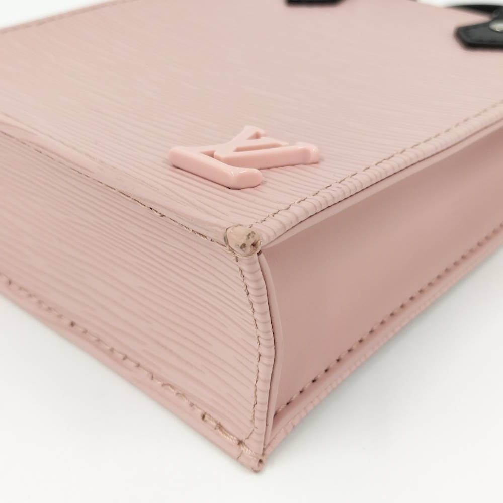 Louis Vuitton Sac Plat 2-Way Hand Bag Epi Rose Ballerine — view 3