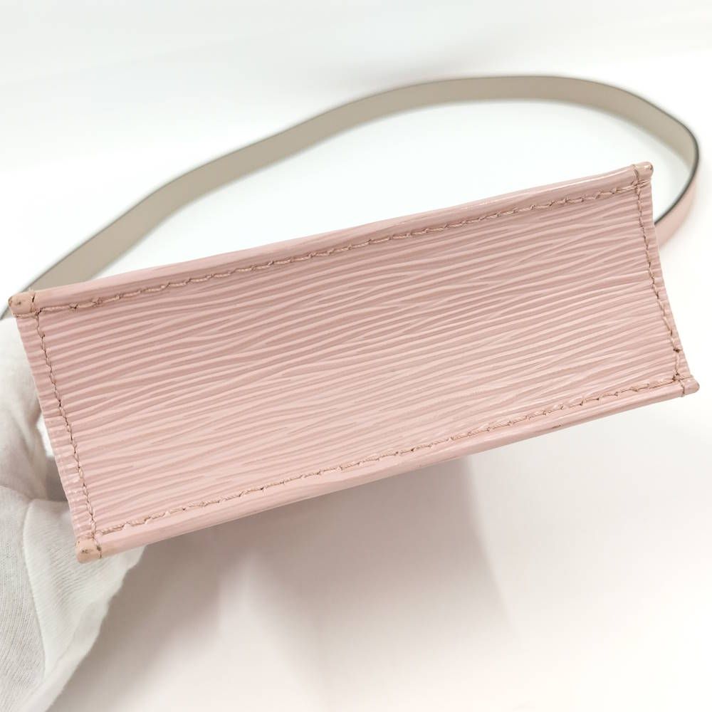 Louis Vuitton Sac Plat 2-Way Hand Bag Epi Rose Ballerine — view 7