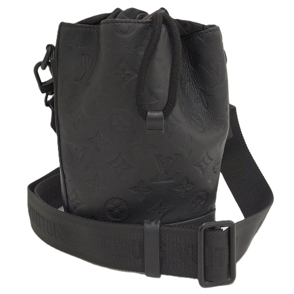 Louis Vuitton Noe Sling Monogram Shadow Noir Bucket Bag