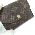 Louis Vuitton Porte Monnaie Rosalie Coin Purse Monogram Fuchsia — view 7