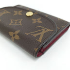 Louis Vuitton Porte Monnaie Rosalie Coin Purse Monogram Fuchsia — view 6