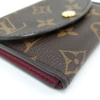 Louis Vuitton Porte Monnaie Rosalie Coin Purse Monogram Fuchsia — view 5