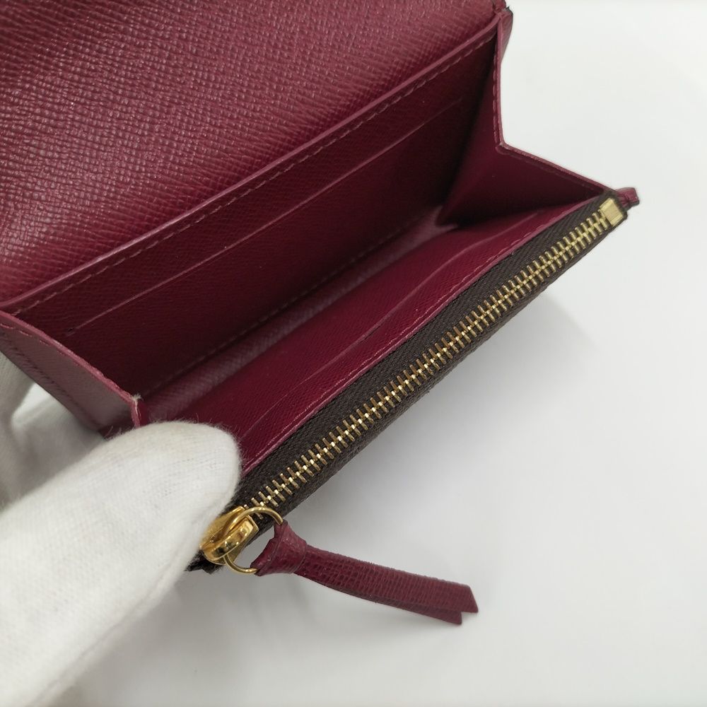 Louis Vuitton Porte Monnaie Rosalie Coin Purse Monogram Fuchsia — view 8