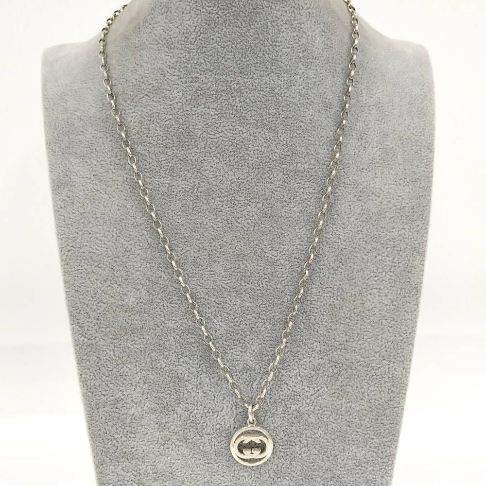 Gucci Double G Interlocking G Circle Pendant — view 8