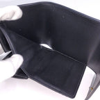 Celine Small Trifold Wallet Leather Black — view 8