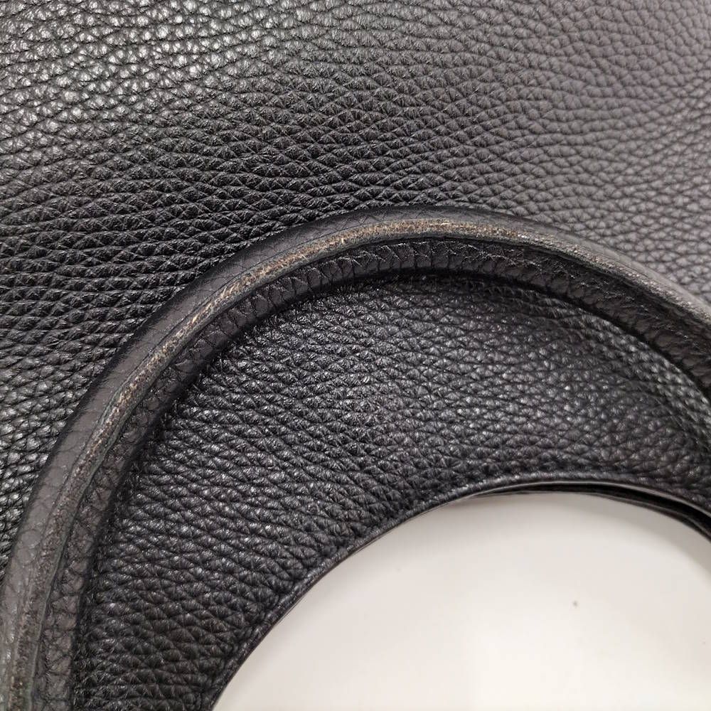 Chanel Shoulder Bag Fringe Leather Black — view 5